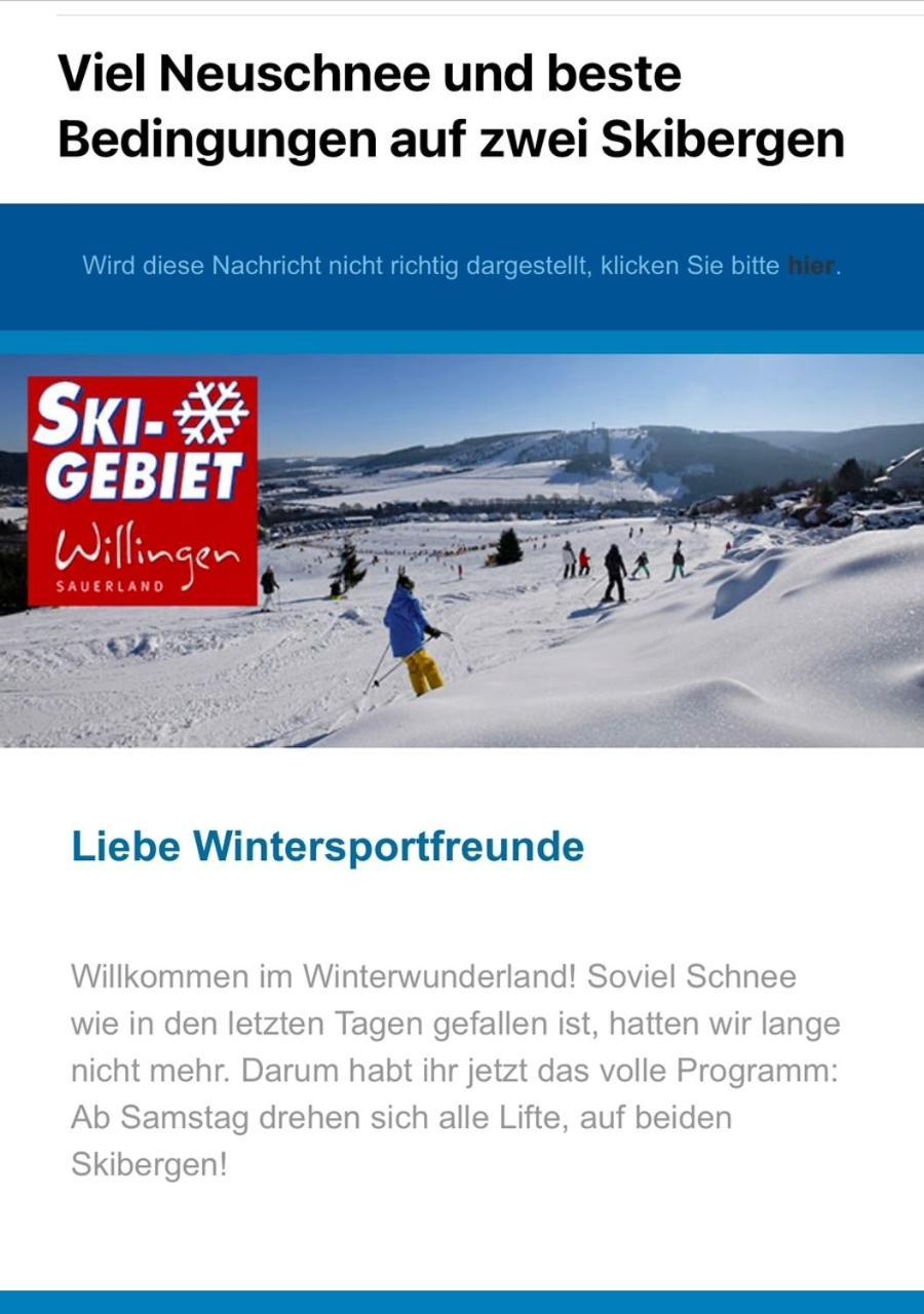 Willinger Perle 69 Apartman Willingen  Kültér fotó